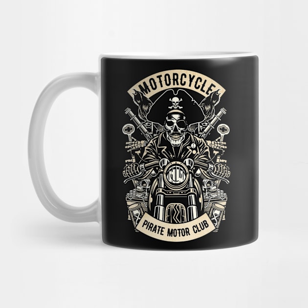 Motorcycle Pirate Club by Tempe Gaul